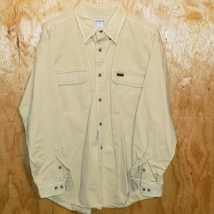 Carhartt Men's long sleeve XL Beige shirt